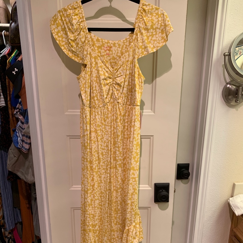 Isabel Maternity Floral Maxi Dress